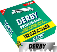 Lames Derby Professional pour rasoir droit, tranchant fiable pour un rasage précis.