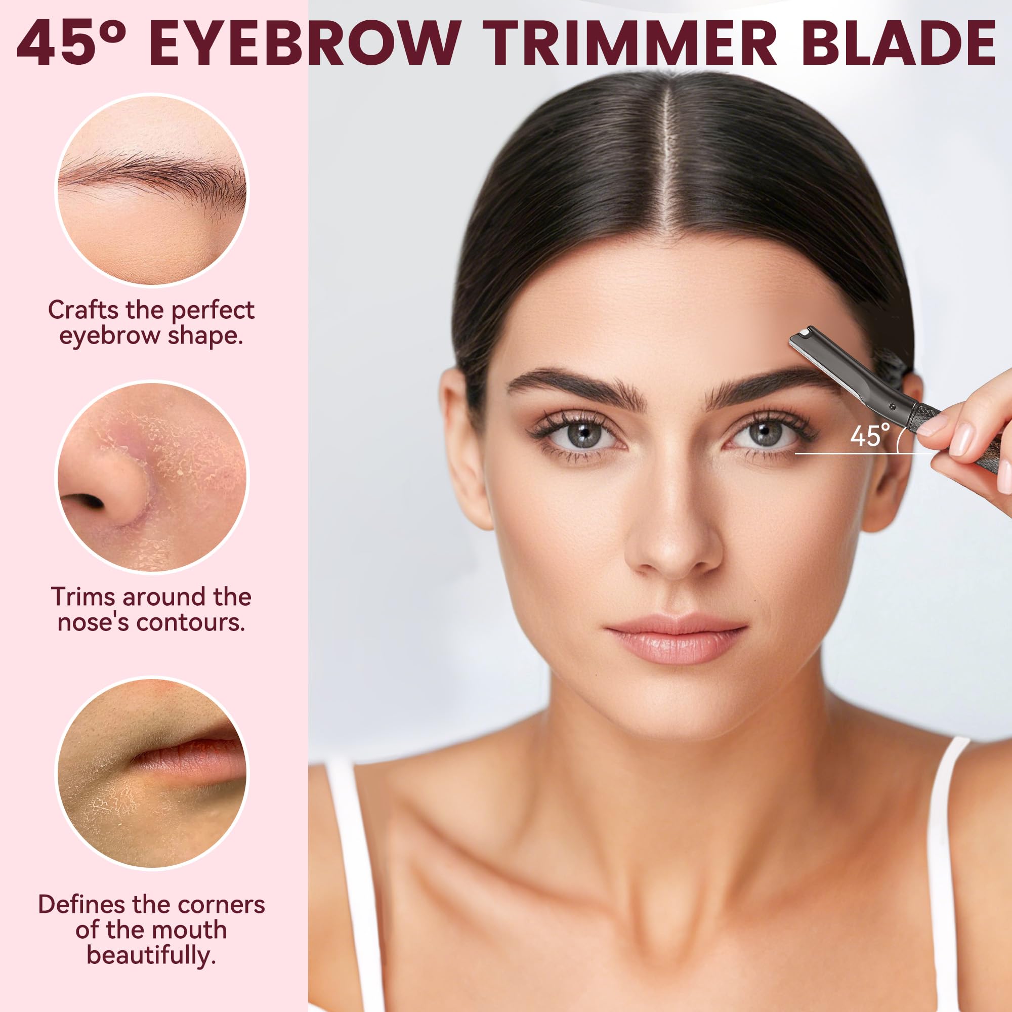 Ensemble derloyo rasoir 12 lames pour exfoliation et épilation ciblée.