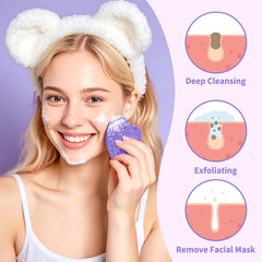 Derloyo éponges visage texture douce idéale pour peaux sensibles.