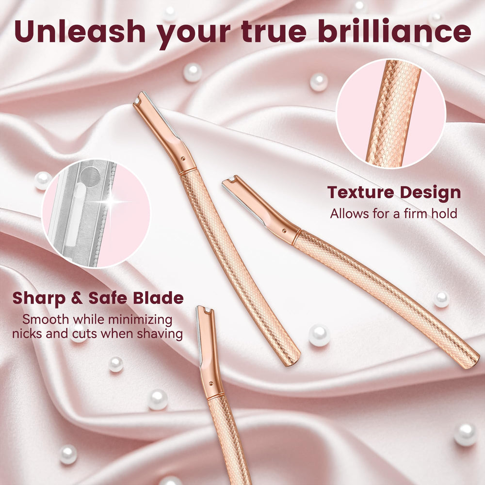 Lames Derloyo 12 remplacements pour rasoir du visage fiable et durable.
