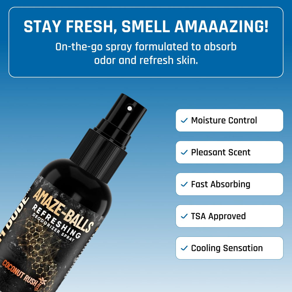 Derm Dude Amaze Ball spray sans résidu gras après application