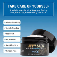Derm Dude Happy Sack - absorption rapide qui laisse la peau légère et sèche