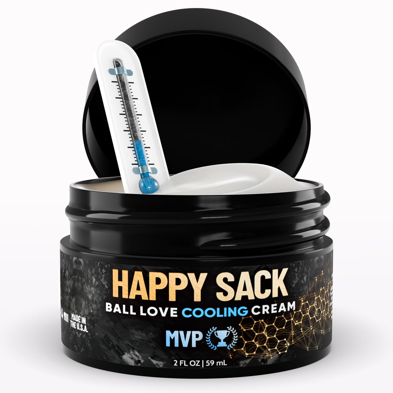 Derm Dude Happy Sack - bouteille déodorant sans aluminium pour une fraîcheur durable