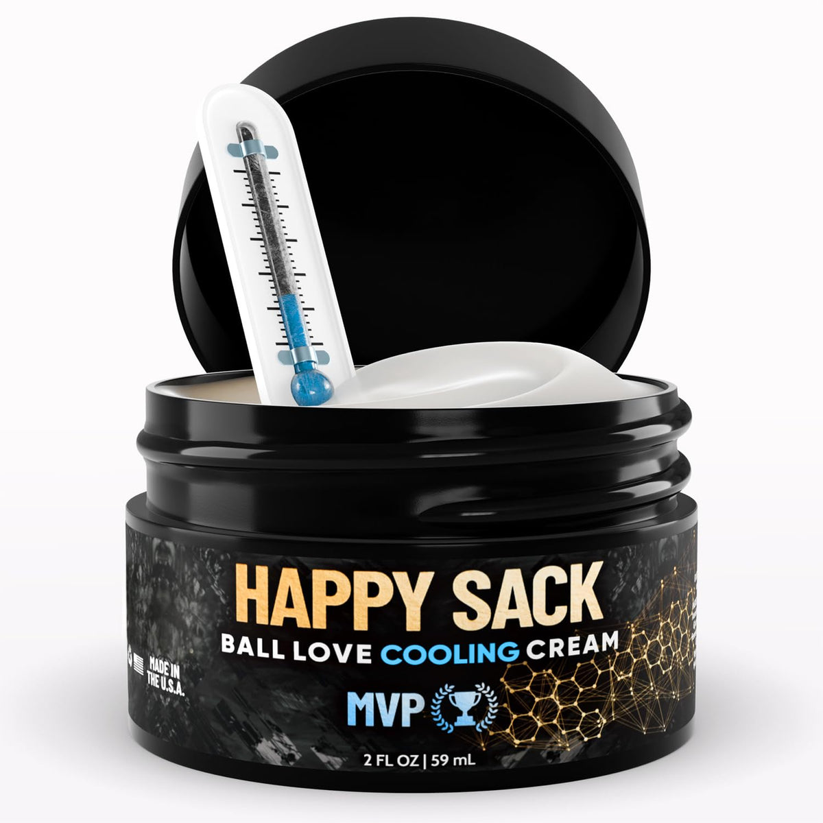 Derm Dude Happy Sack - bouteille déodorant sans aluminium pour une fraîcheur durable