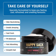 In-use groin-area application for daily comfort and freshness.