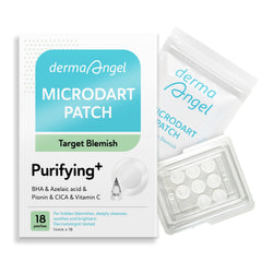 DERMA ANGEL Microdart patches target deep blemishes for discreet overnight care