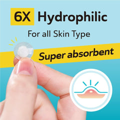 Patch hydrocolloïde DERMA ANGEL protège contre les infections et impuretés.