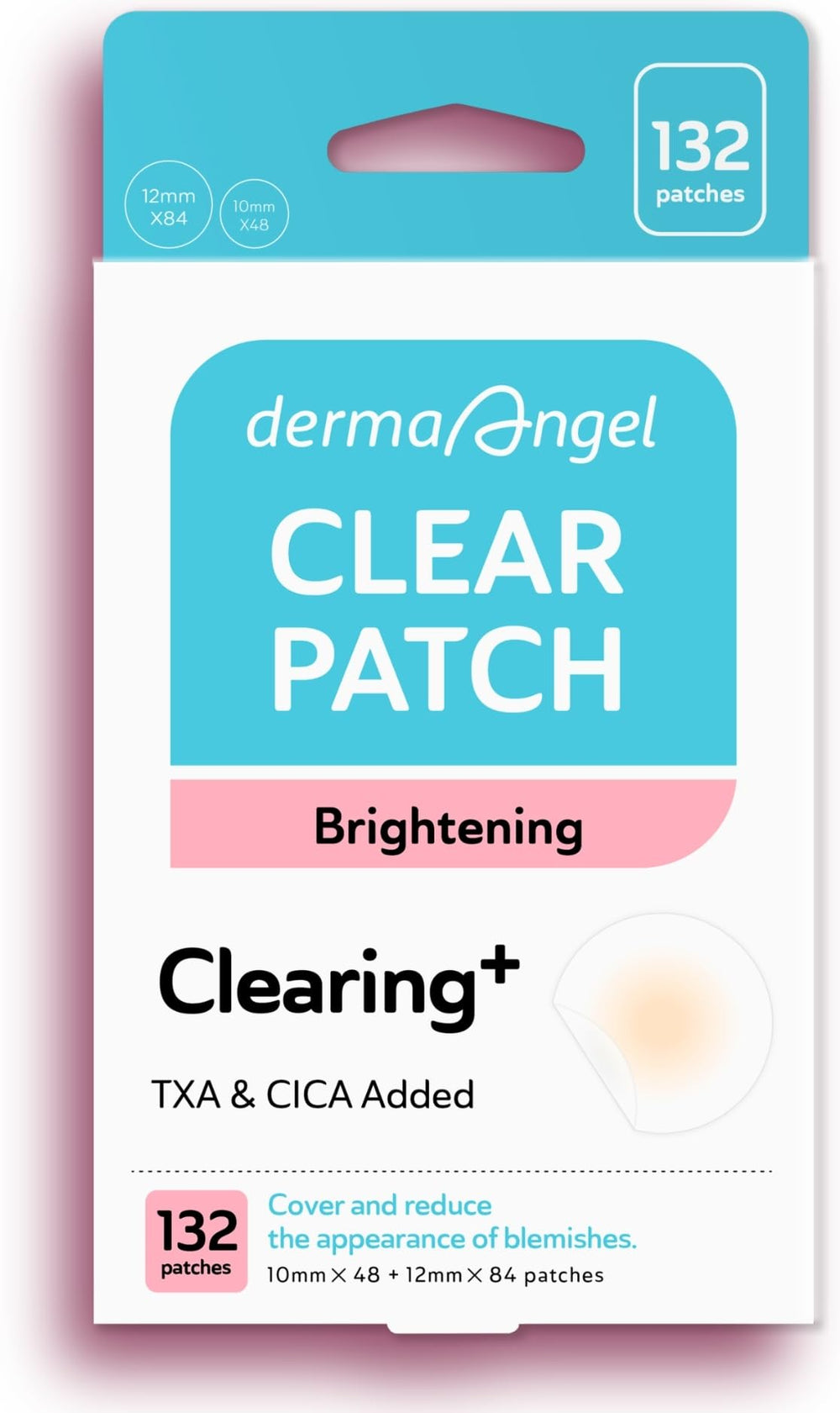 DERMA ANGEL pansements taches post-acne 132 pièces: couvre et protège les zones fragiles.