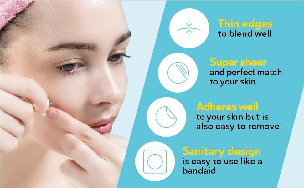 DERMA ANGEL pansements visage voyage: format compact pour les déplacements.