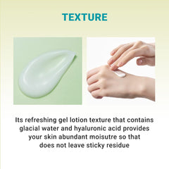 Derma B texture gel-lotion frais application rapide et agréable