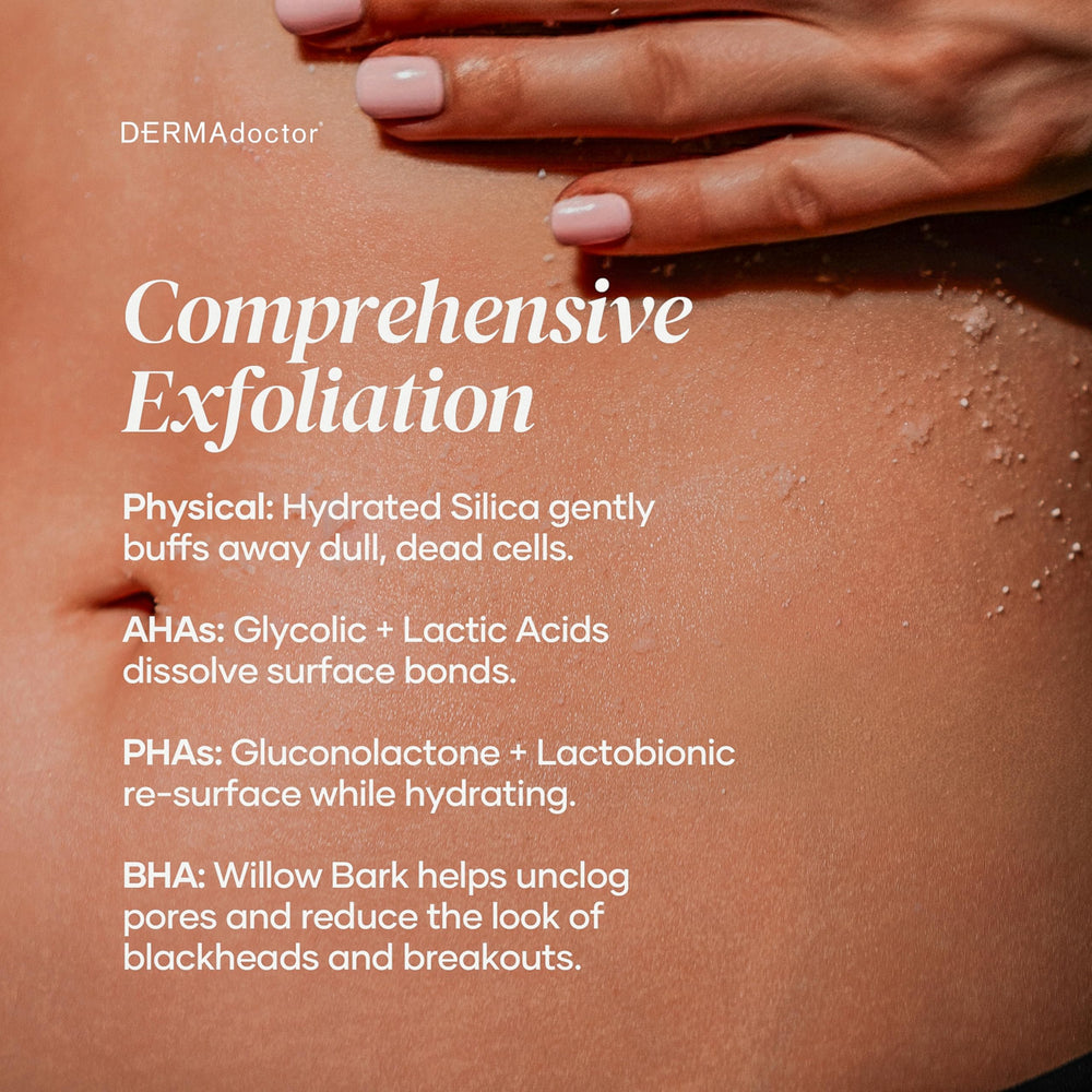DERMAdoctor KP Bump Eraser absorption rapide après application