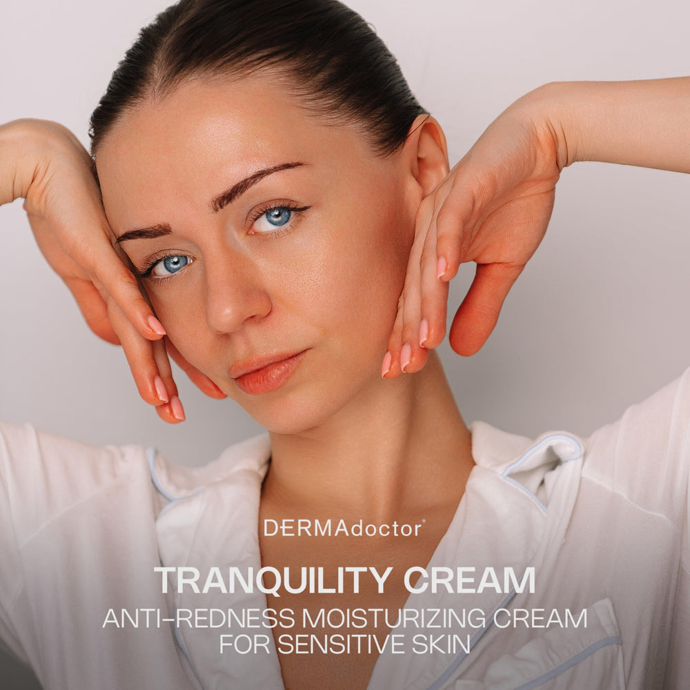 DERMAdoctor Relief Rougeur – Appliquer quotidiennement pour teint apaisé et uniforme.