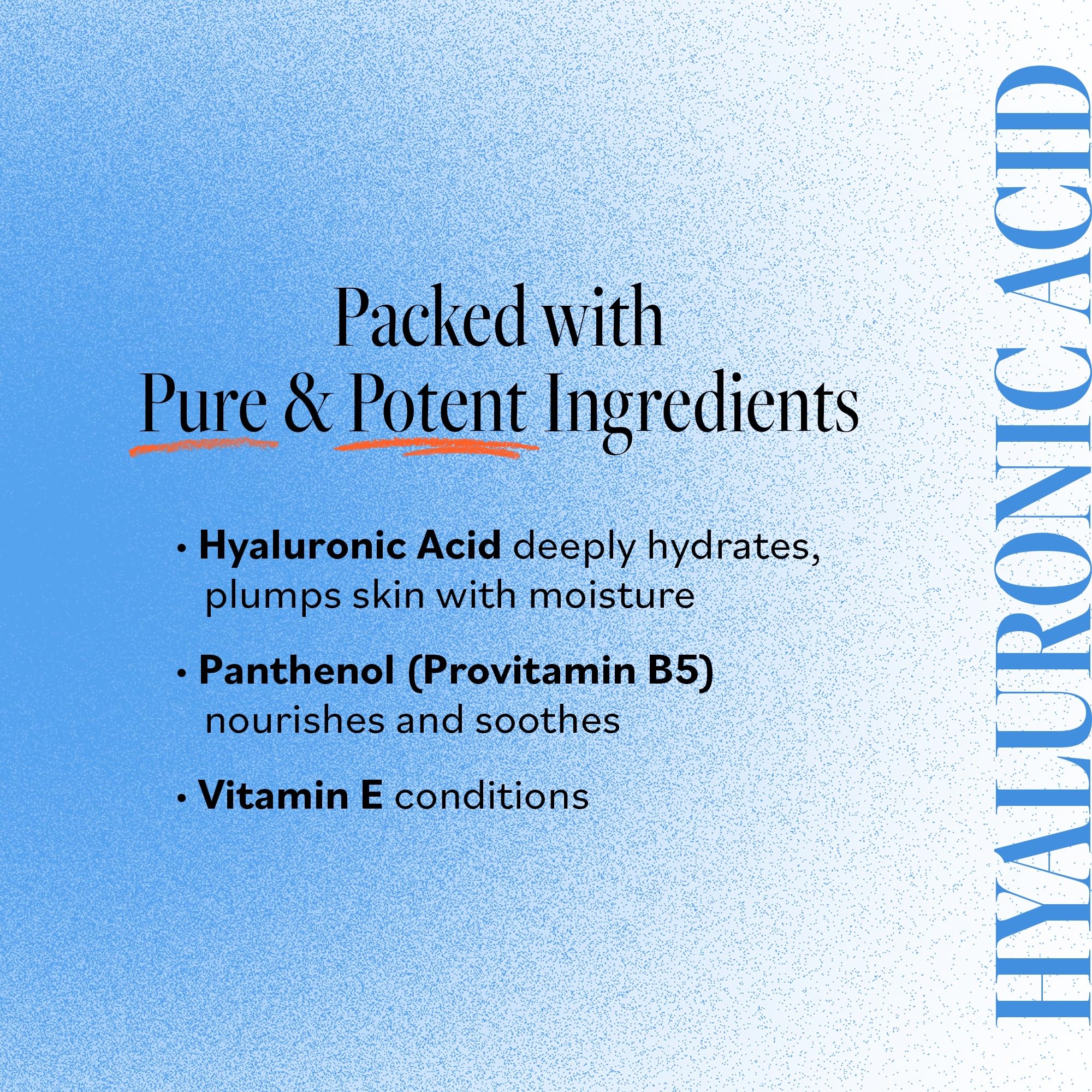 Derma E acide hyaluronique hydratation efficace pour la peau