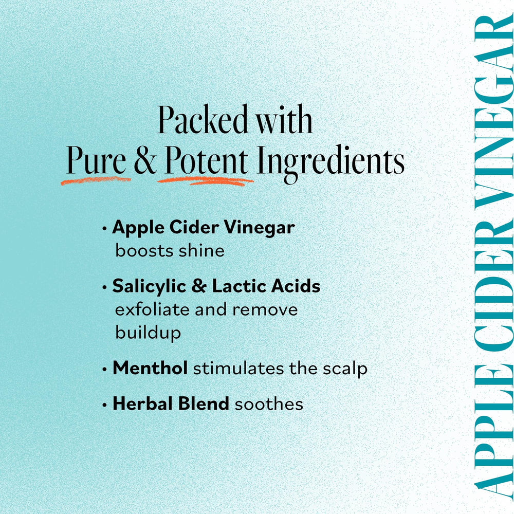Acides salicylique et lactique, exfoliation légère du cuir chevelu.