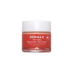 Emballage 2 oz Derma E Anti-Âge Crème Jour, pratique et portable.