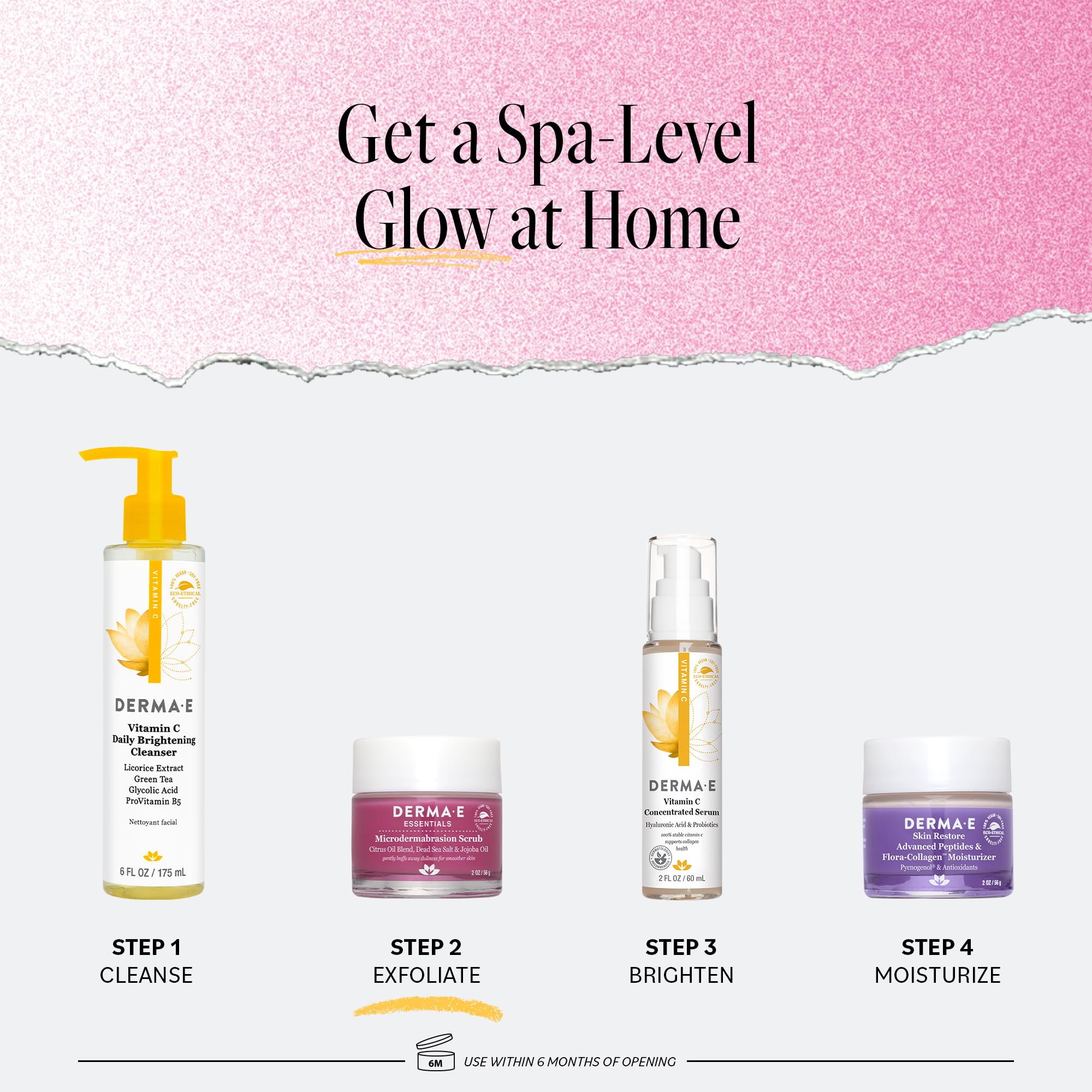 DERMA E argile Kaolin purifiant et absorbant l'excès de sébum.