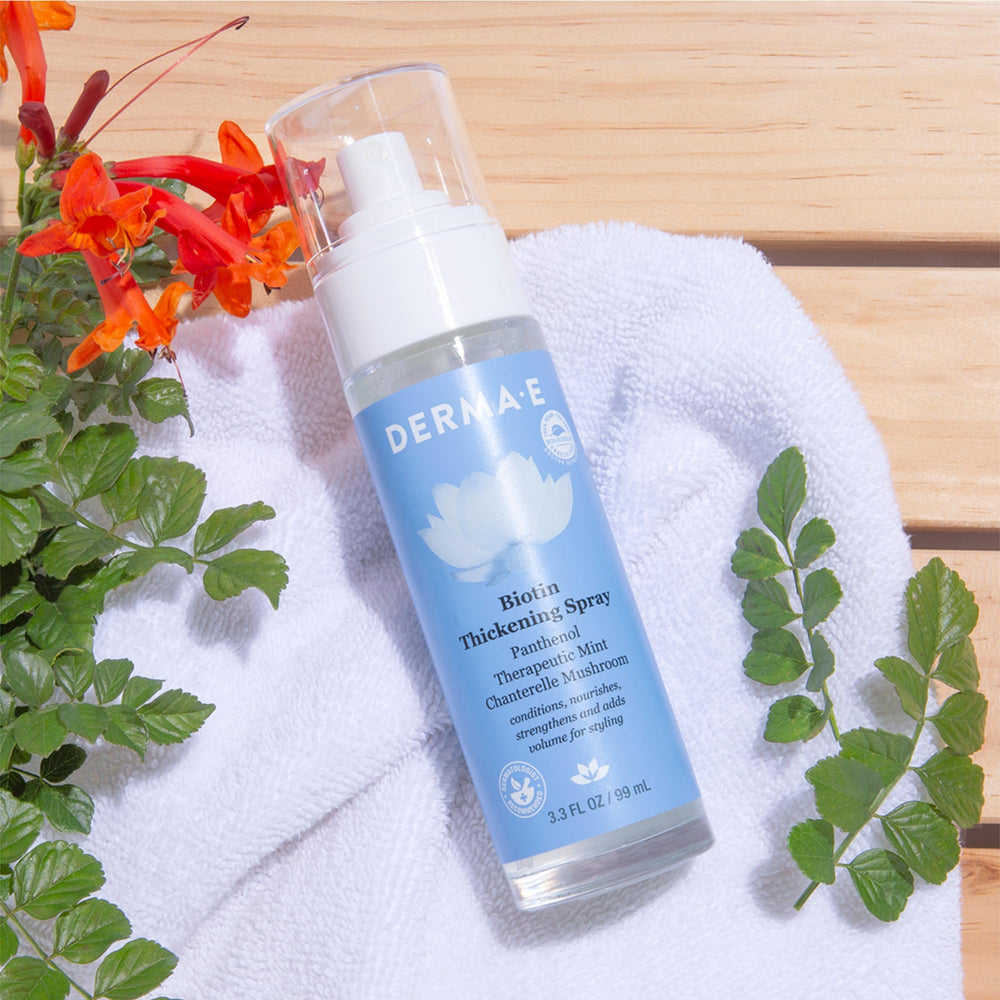 Derma E brume chanterelle extrait vitamines B pour cheveux sains