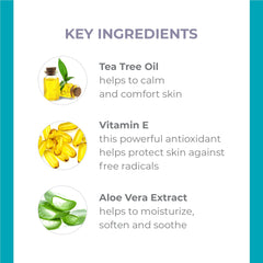 Texture veloutée de la crème Derma E, application douce.