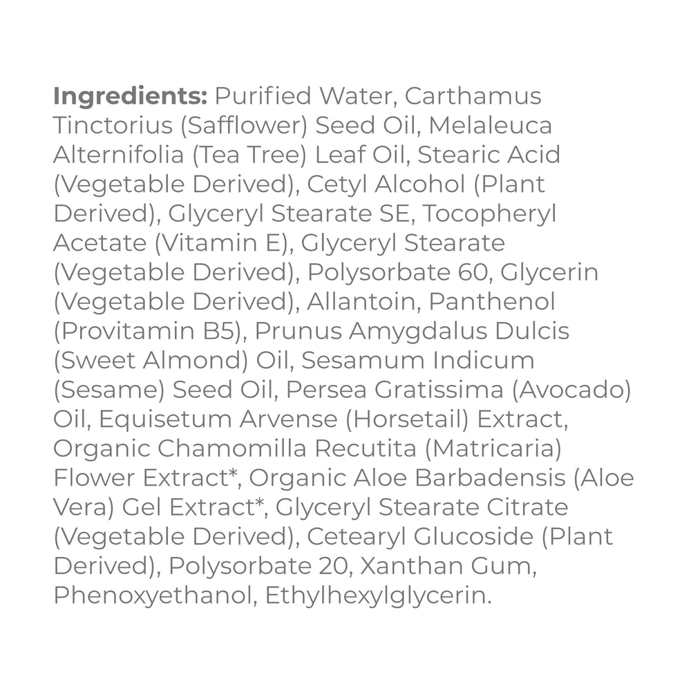 Ingrédients naturels et végan de Derma E, soin respectueux.