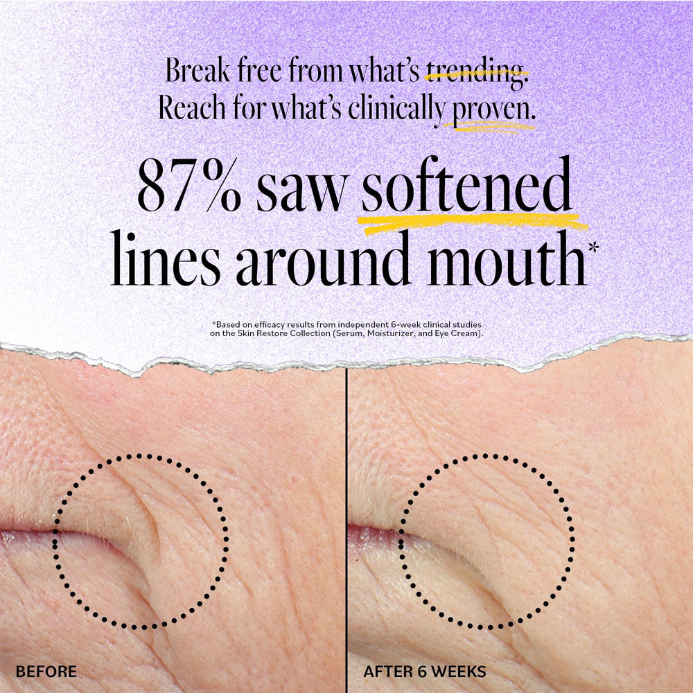 Derma-E crème visage anti-âge peptides Flora-Collagen – lutte potentielle contre les rides.
