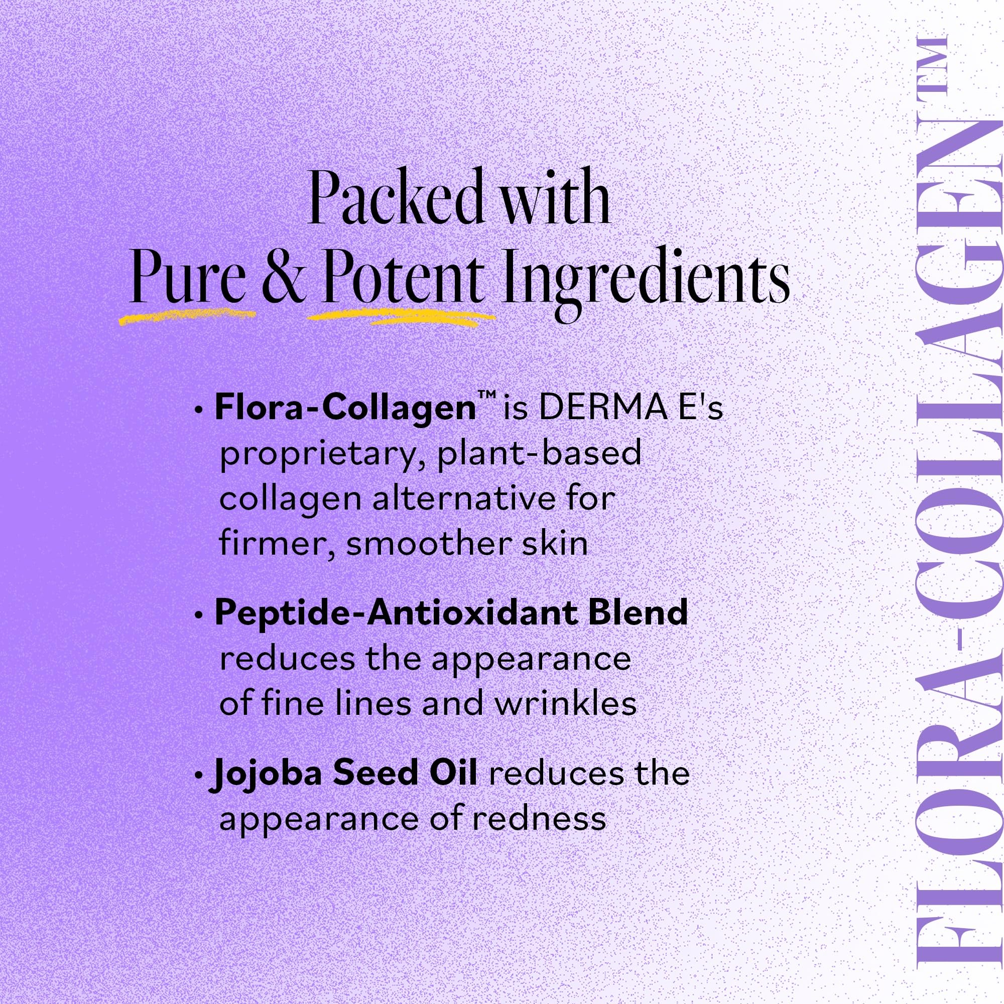 Derma-E crème visage ingrédients naturels Pycnogenol – hydratation et douceur.