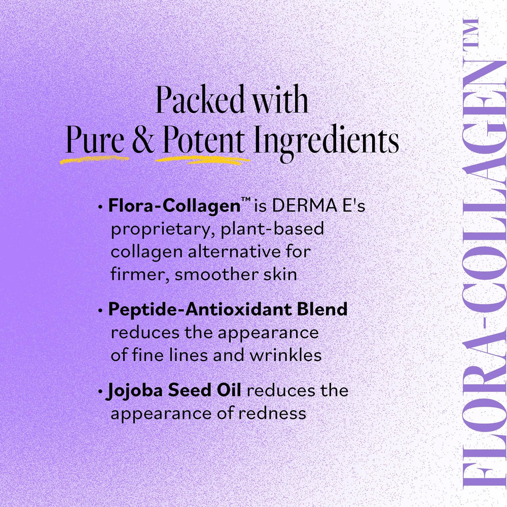 Derma-E crème visage ingrédients naturels Pycnogenol – hydratation et douceur.