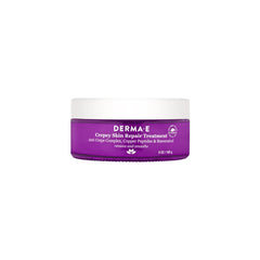 DERMA E Crepey Peau - bouteille montrant l'hydratation en profondeur.