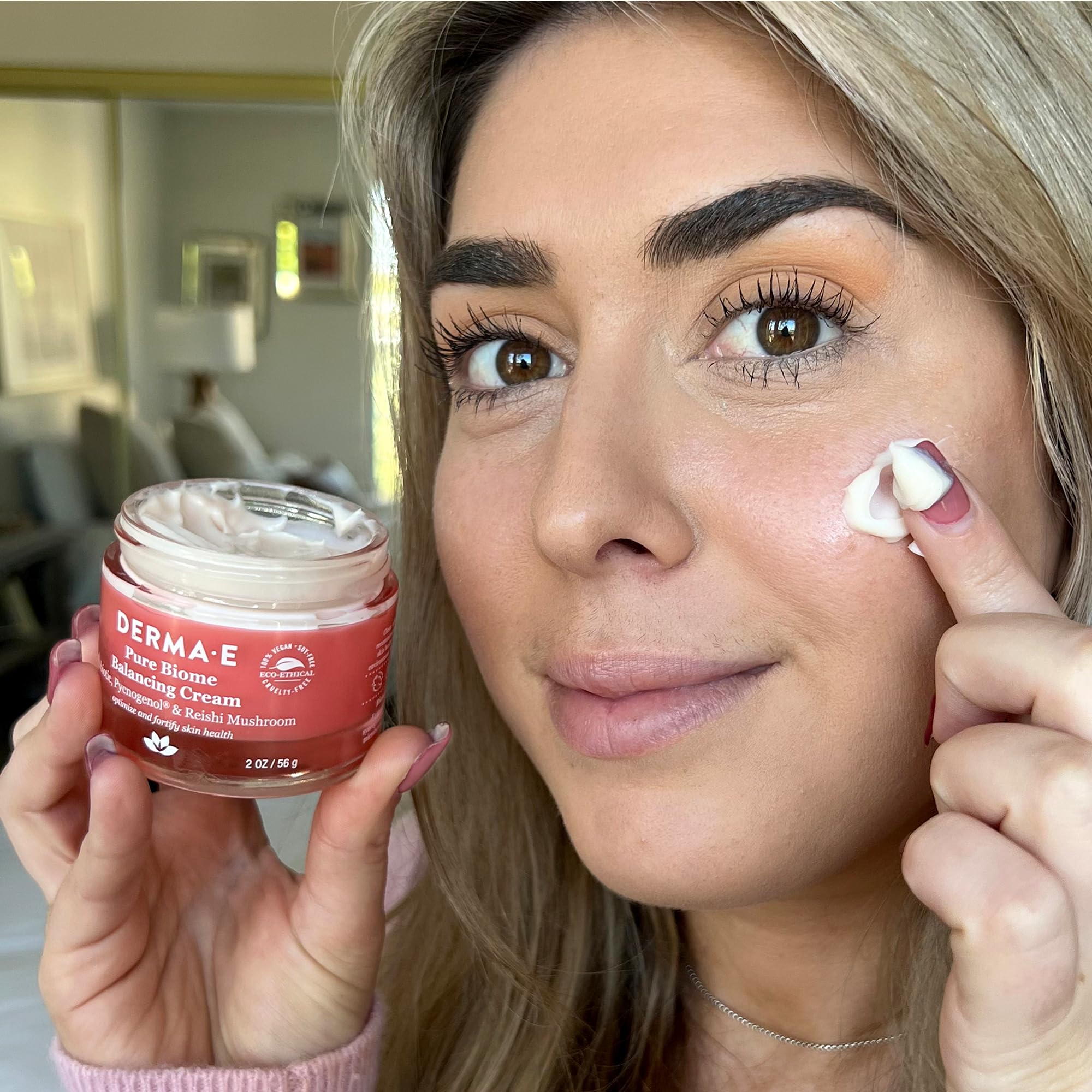 Derma E Engagement éthique: vegan et cruelty-free, sans produits agressifs.