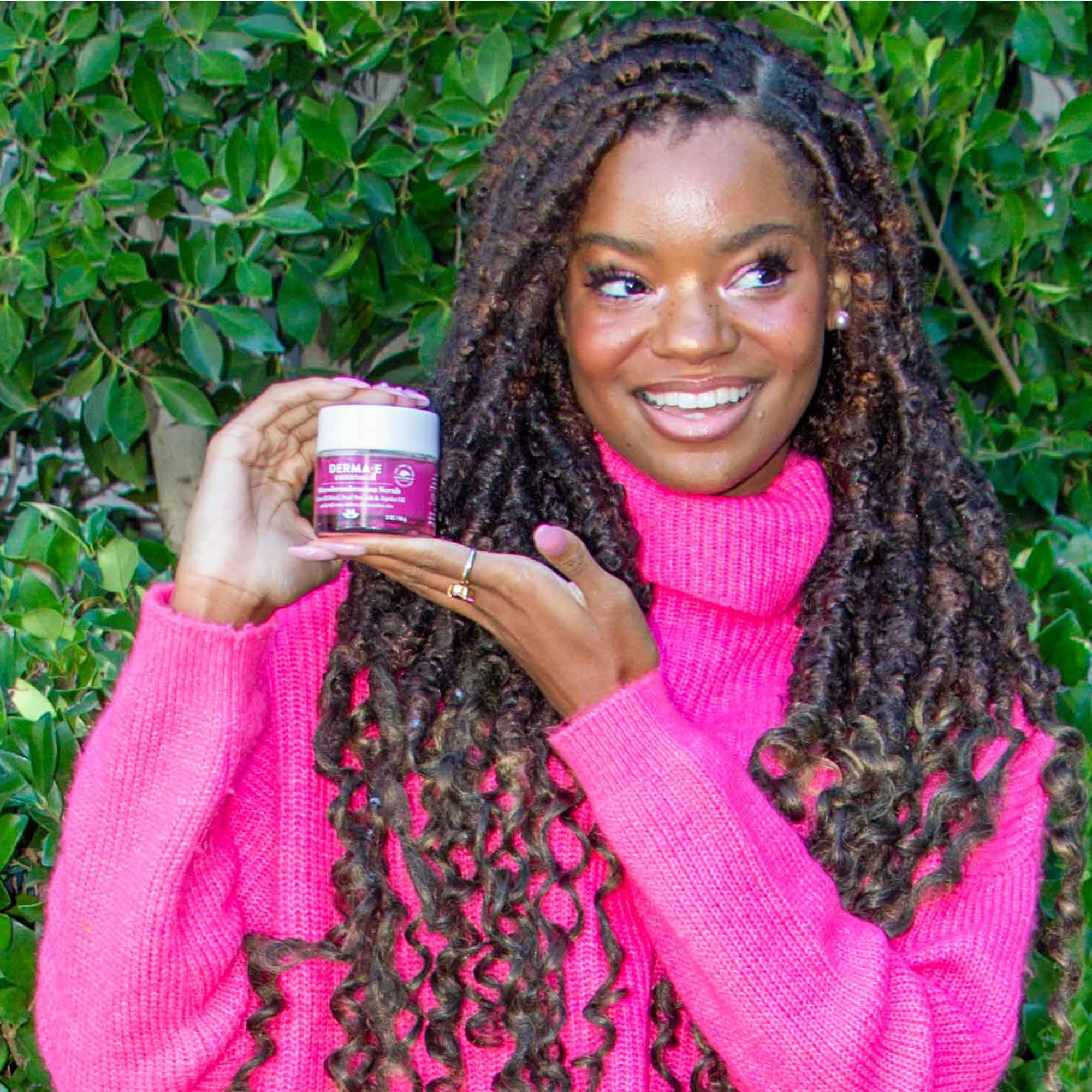 DERMA E huile de raisin et jojoba hydratantes et adoucissantes.