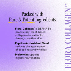 Ingrédients clés Pycnogenol et Flora-Collagen dans Derma E.