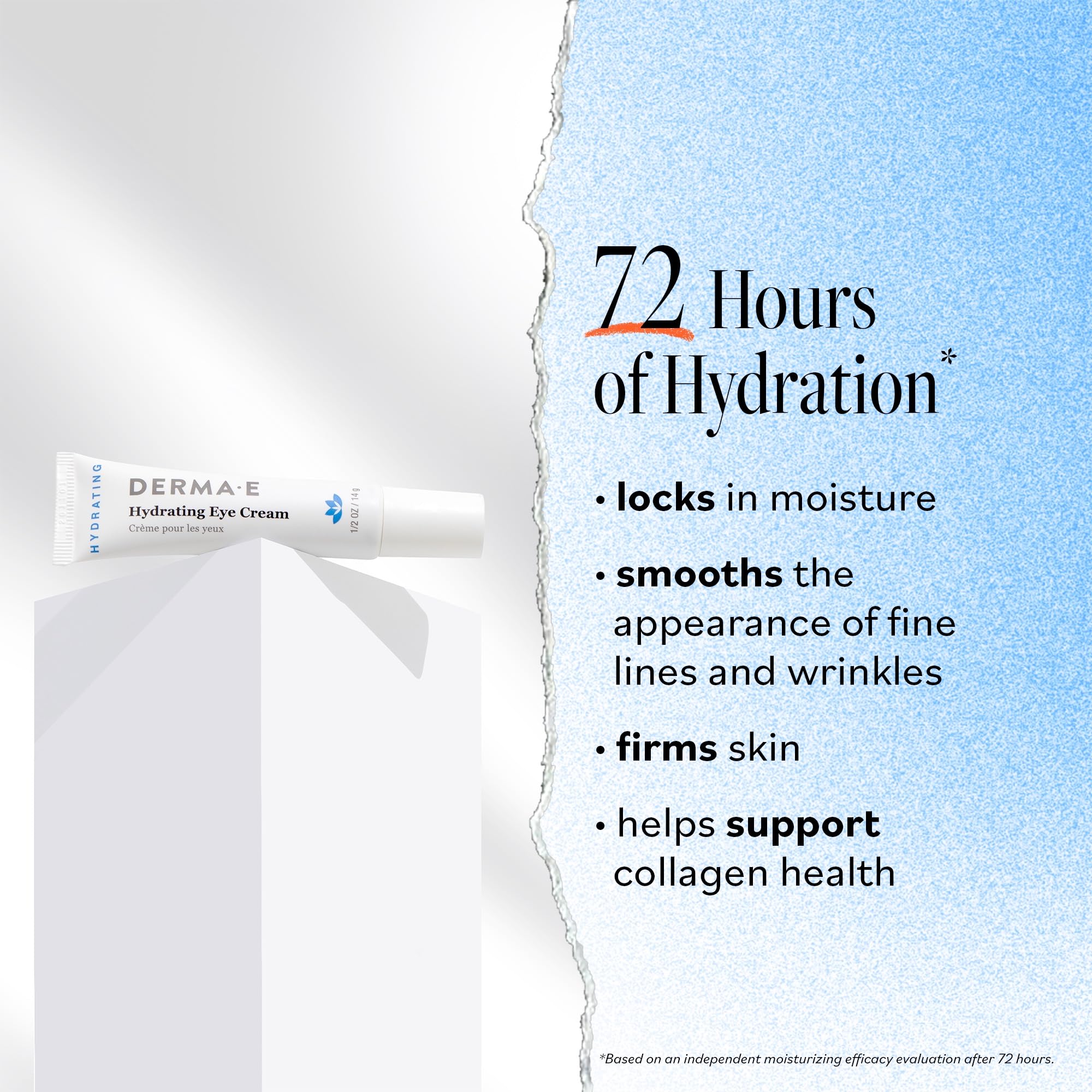 Derma E – lift des poches du regard, regard plus frais.