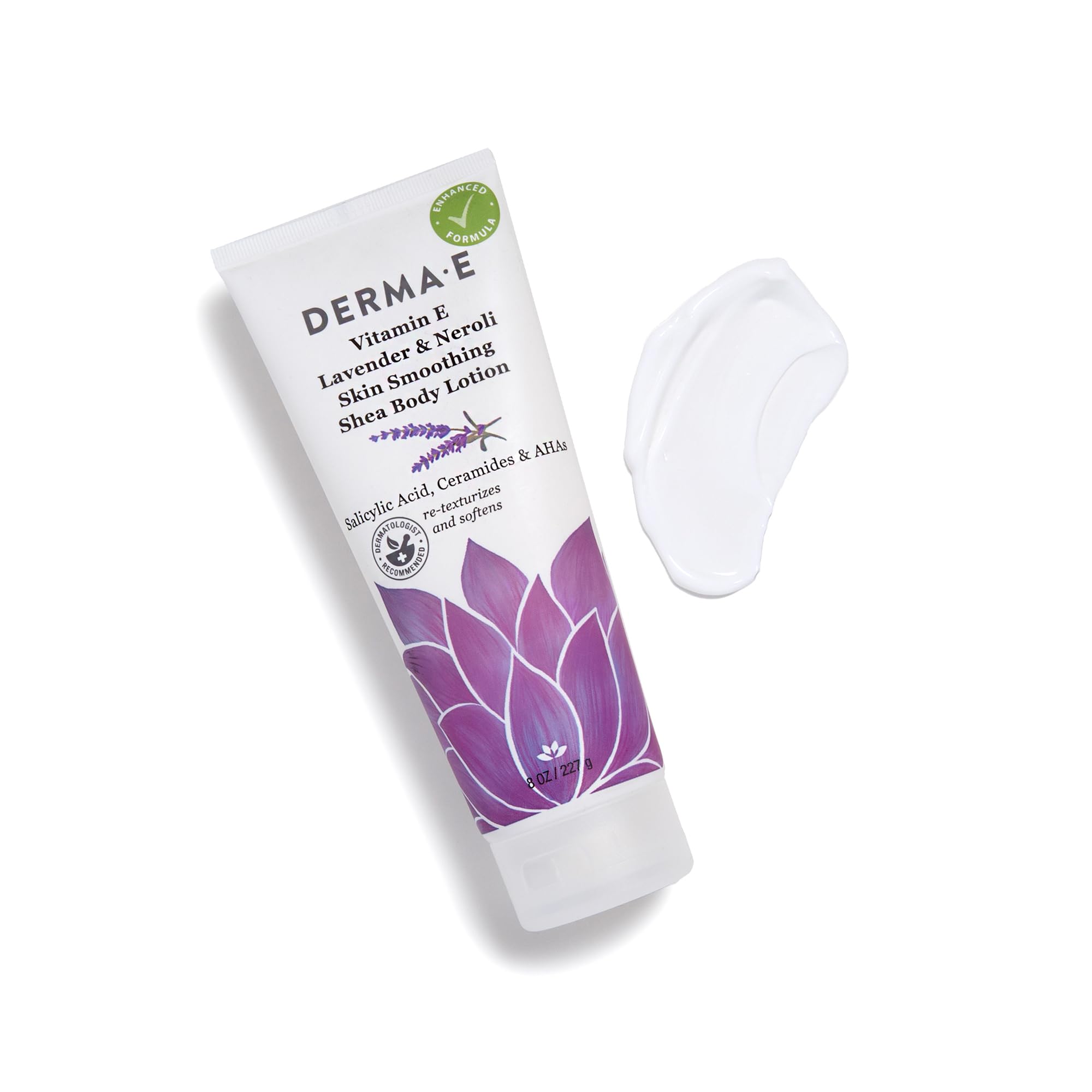 Derma E Lotion Corporelle Vitamine E Lavande Néroli – hydratation légère sans gras pour tout le corps