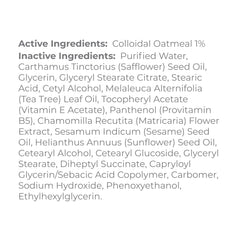Ingrédients naturels Derma E arbre-a-the camomille apaisants.