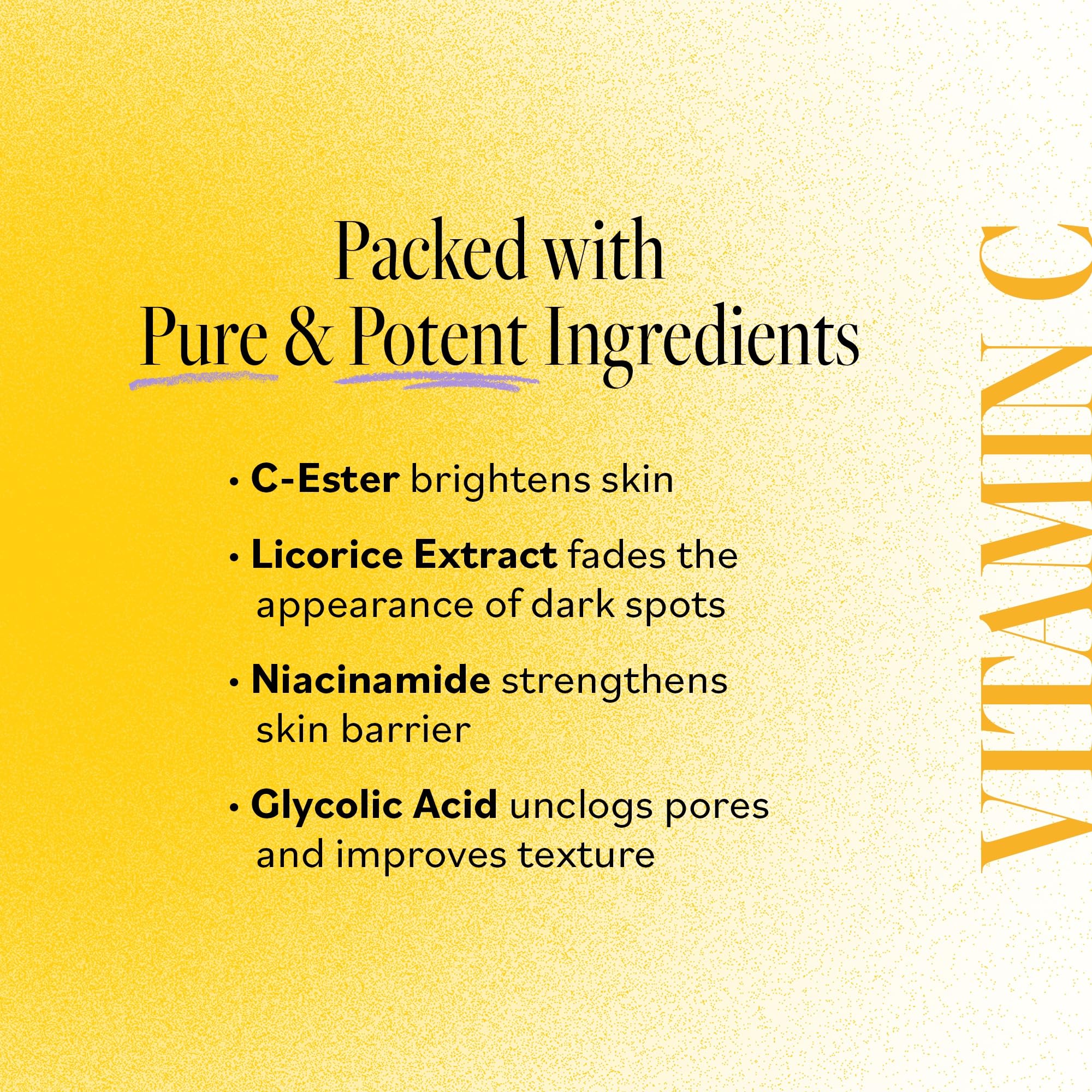 Application et massageFacial avec le nettoyant vitamine C Derma E.
