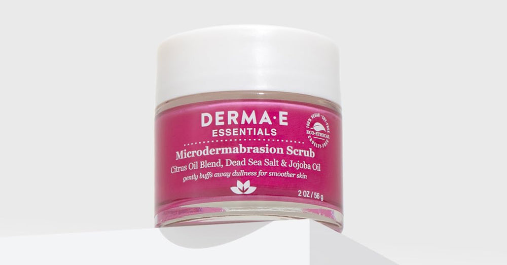 DERMA E emballage recyclable, choix éco-responsable pour votre routine beauté.