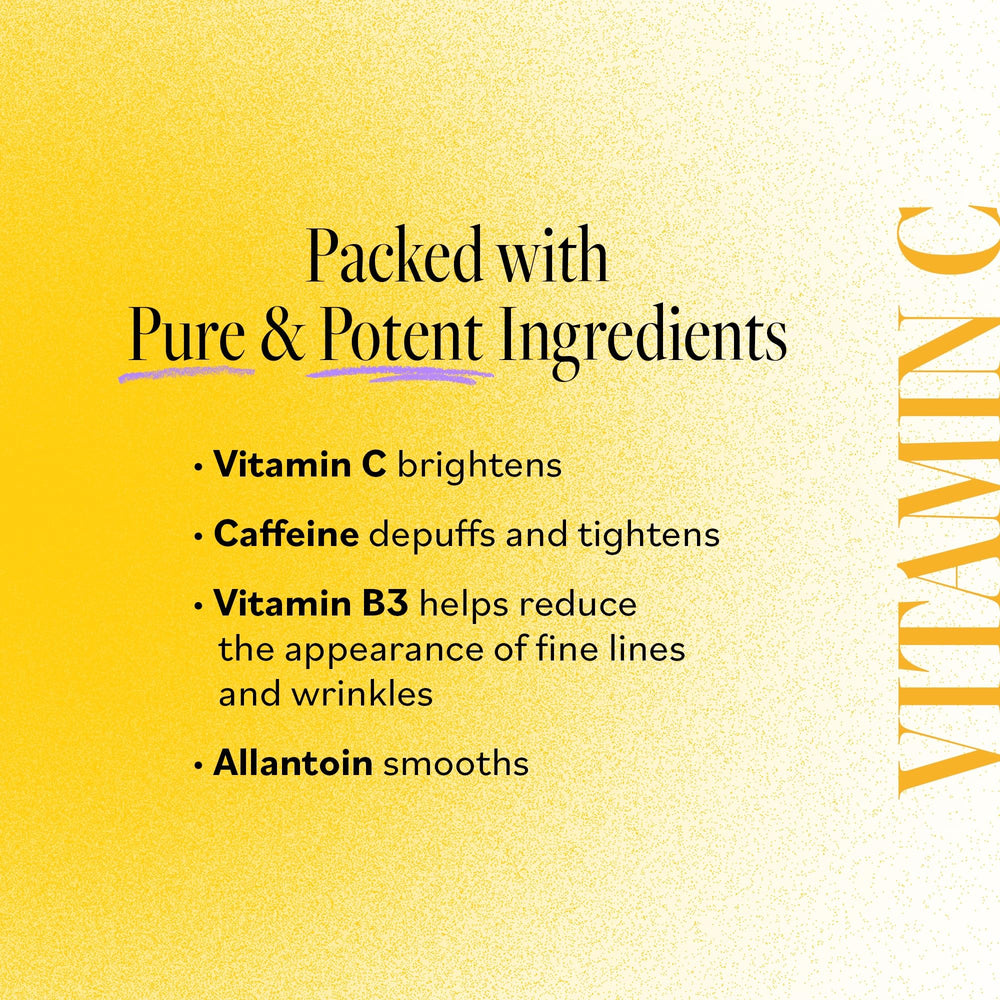 Patch hydrogel Derma E Yeux niacinamide pour teint homogène
