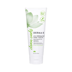 DERMA E Ramos 2-en-1 dans sa bouteille, définition naturelle des boucles.