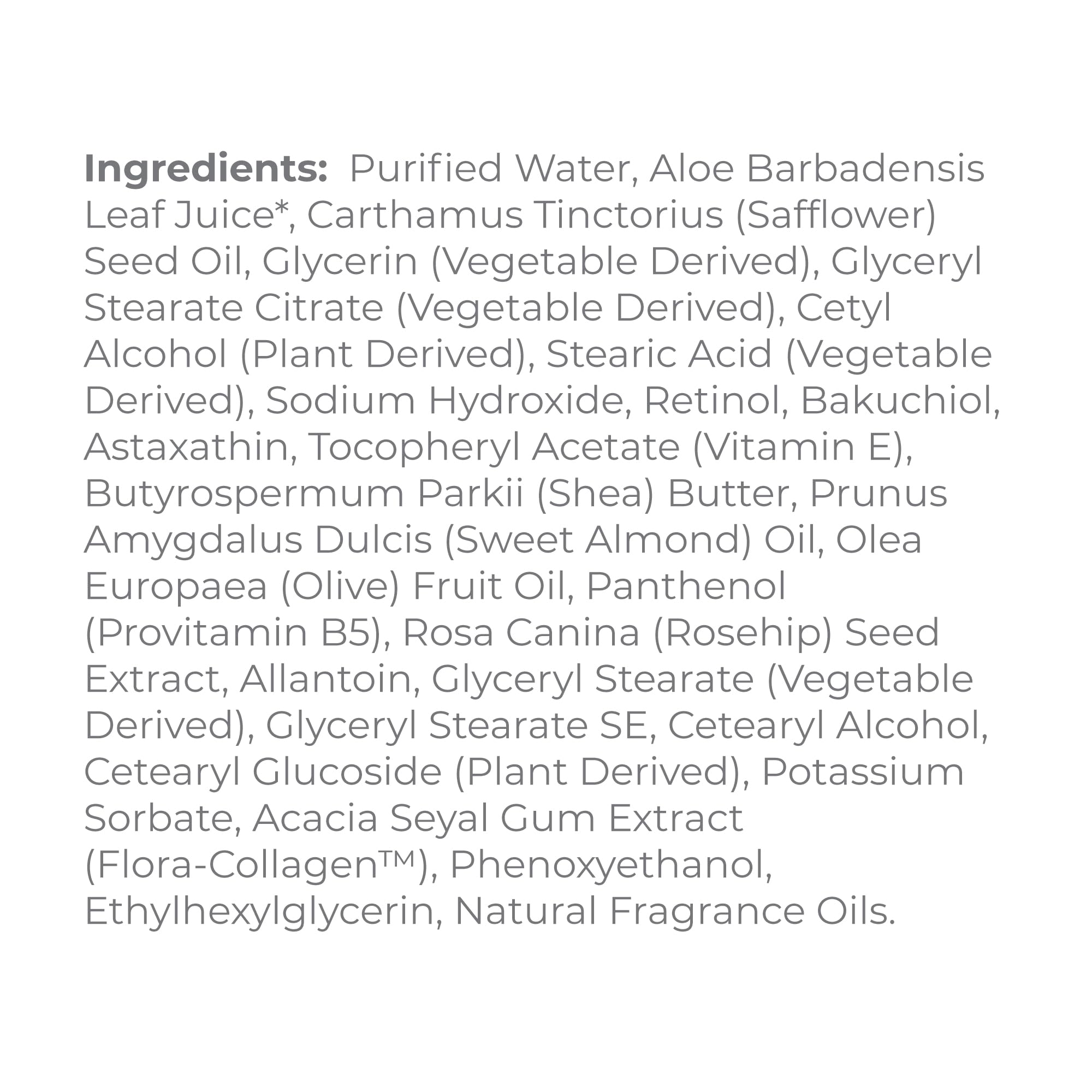 Beurre de karité et huile d’amande dans Derma E, hydratation sans lourdeur.