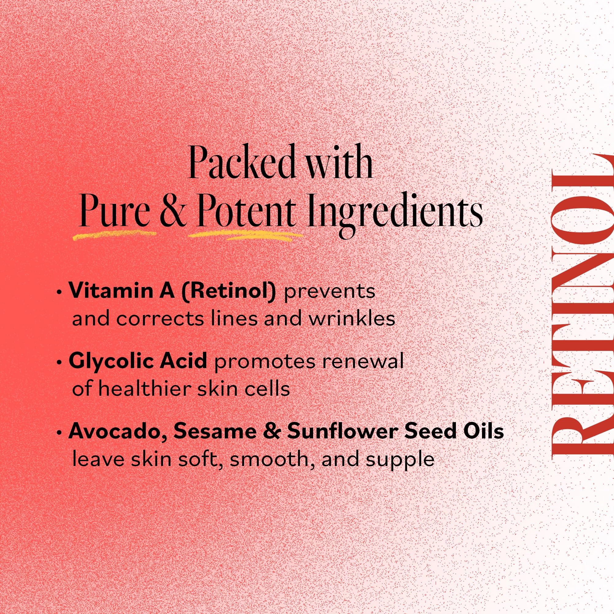 Vitamines A et E nourrissent et revitalisent la peau Derma E