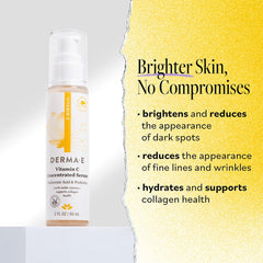 Goutte du serum Derma E, absorption rapide sur la peau.