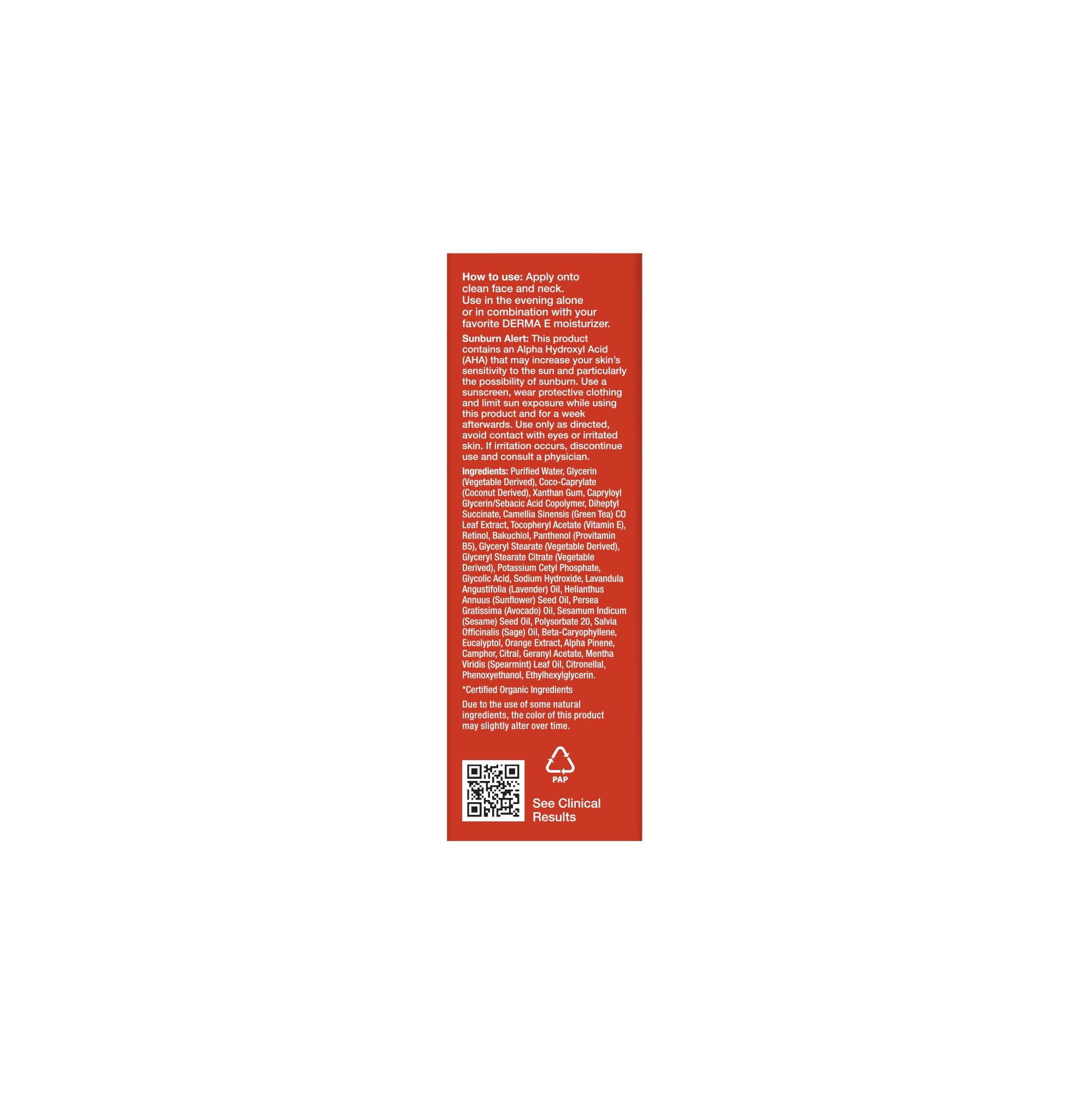 Derma E vegan cruelty-free skincare label