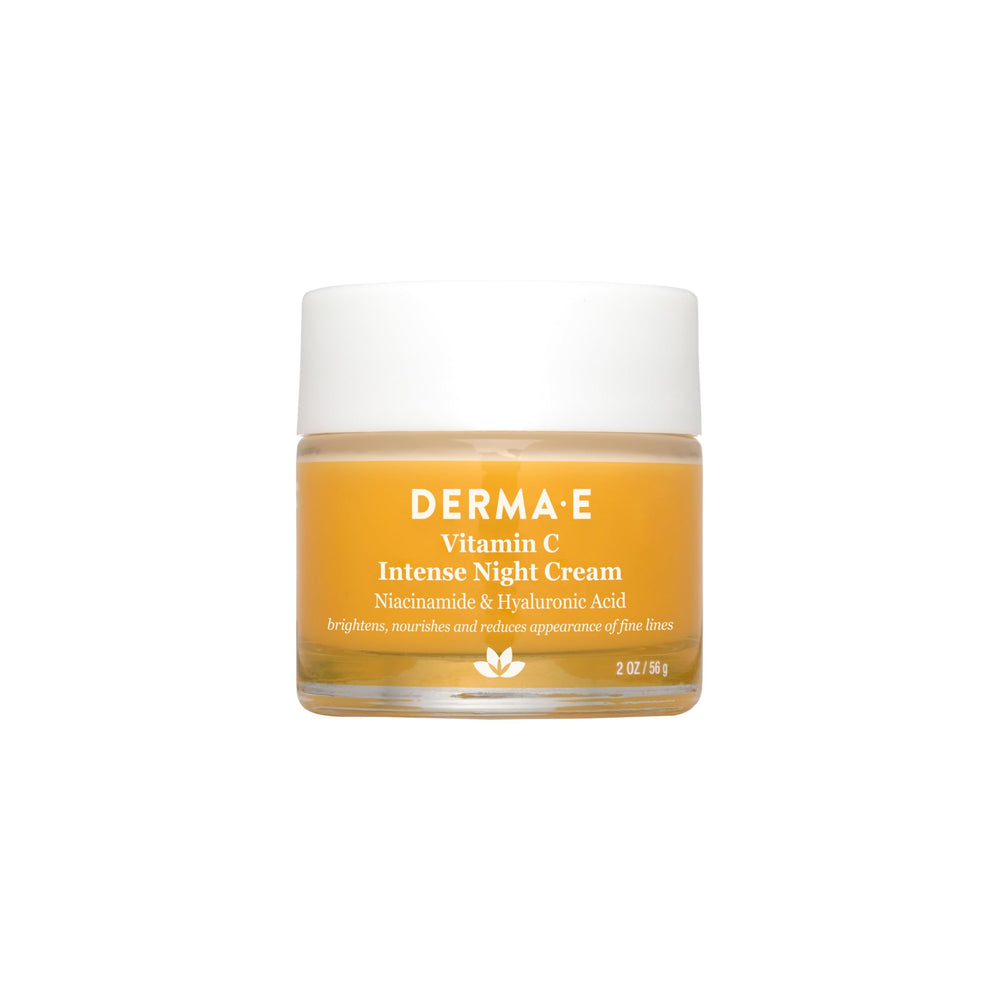 DERMA E Crème Nuit Vitamin C: bouteille 2oz prête pour l’hydratation nocturne
