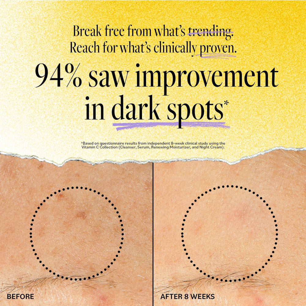 Emballage recyclable de la crème nuit DERMA E Vitamin C
