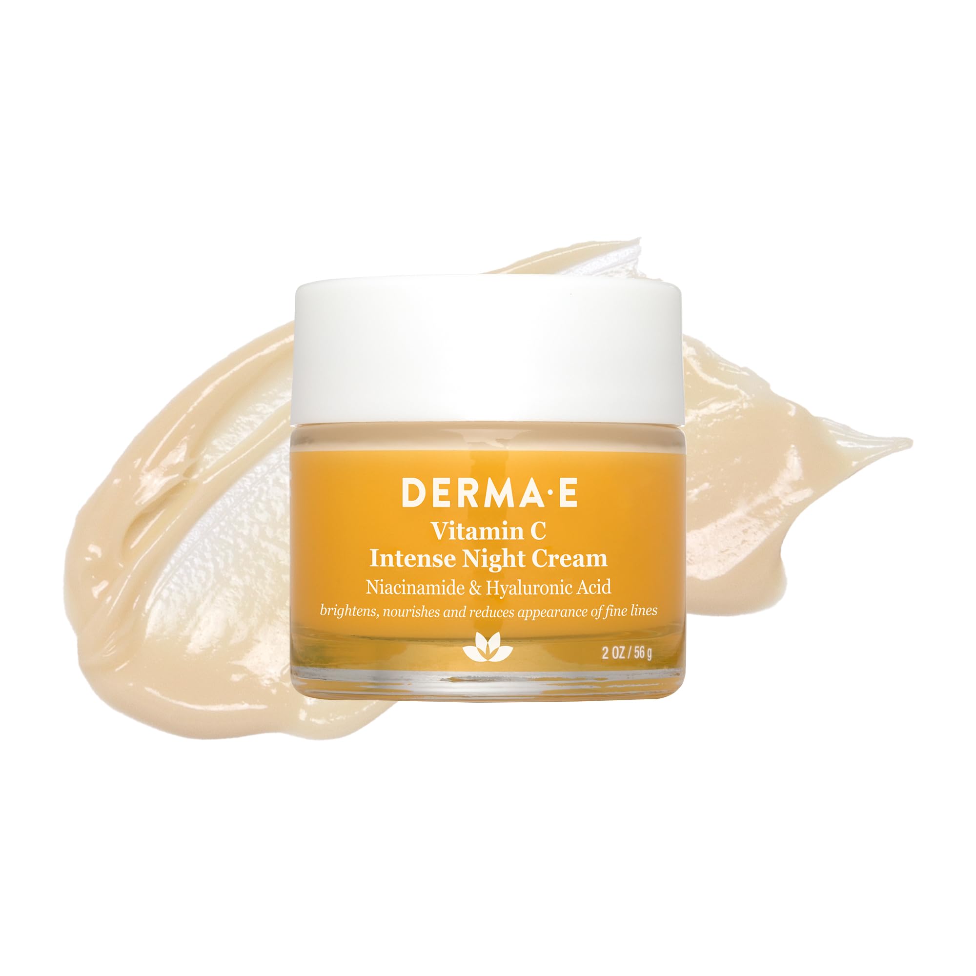 Hydratation et éclat sur la peau après application de DERMA E