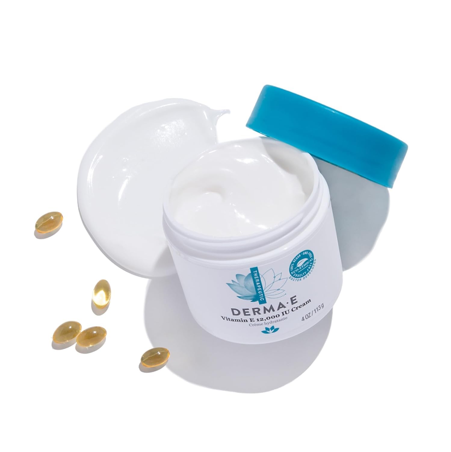 Emballage recyclable de Derma E Vitamin E 12 000 UI – choix éco-responsable