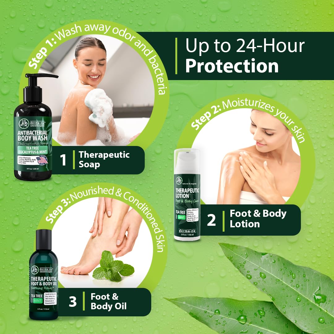 Derma-Nu closeup nutrient-rich formula for dry itchy skin relief.