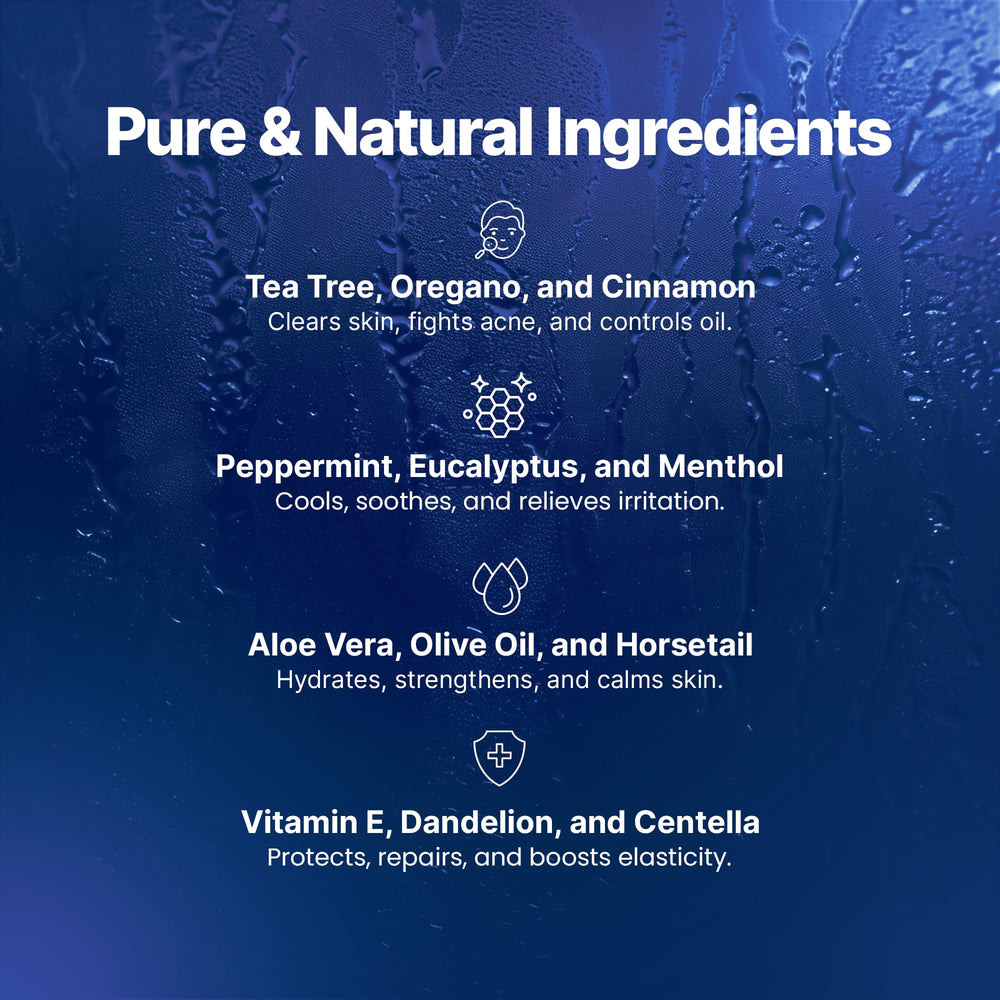Derma-Nu Douche-mousse arbre-thé: parfum frais et action antibactérienne après sport.