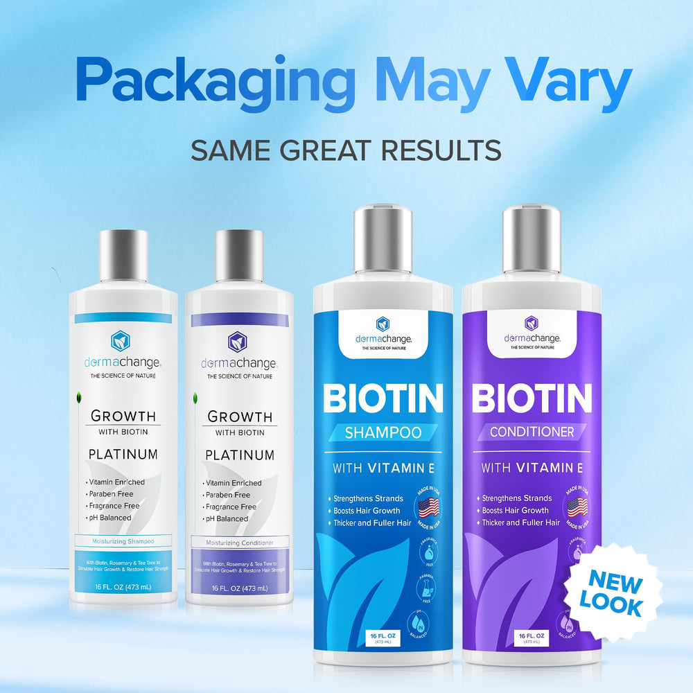 DermaChange Conditionneur Biotine – bouteille: hydratation sans alourdir.