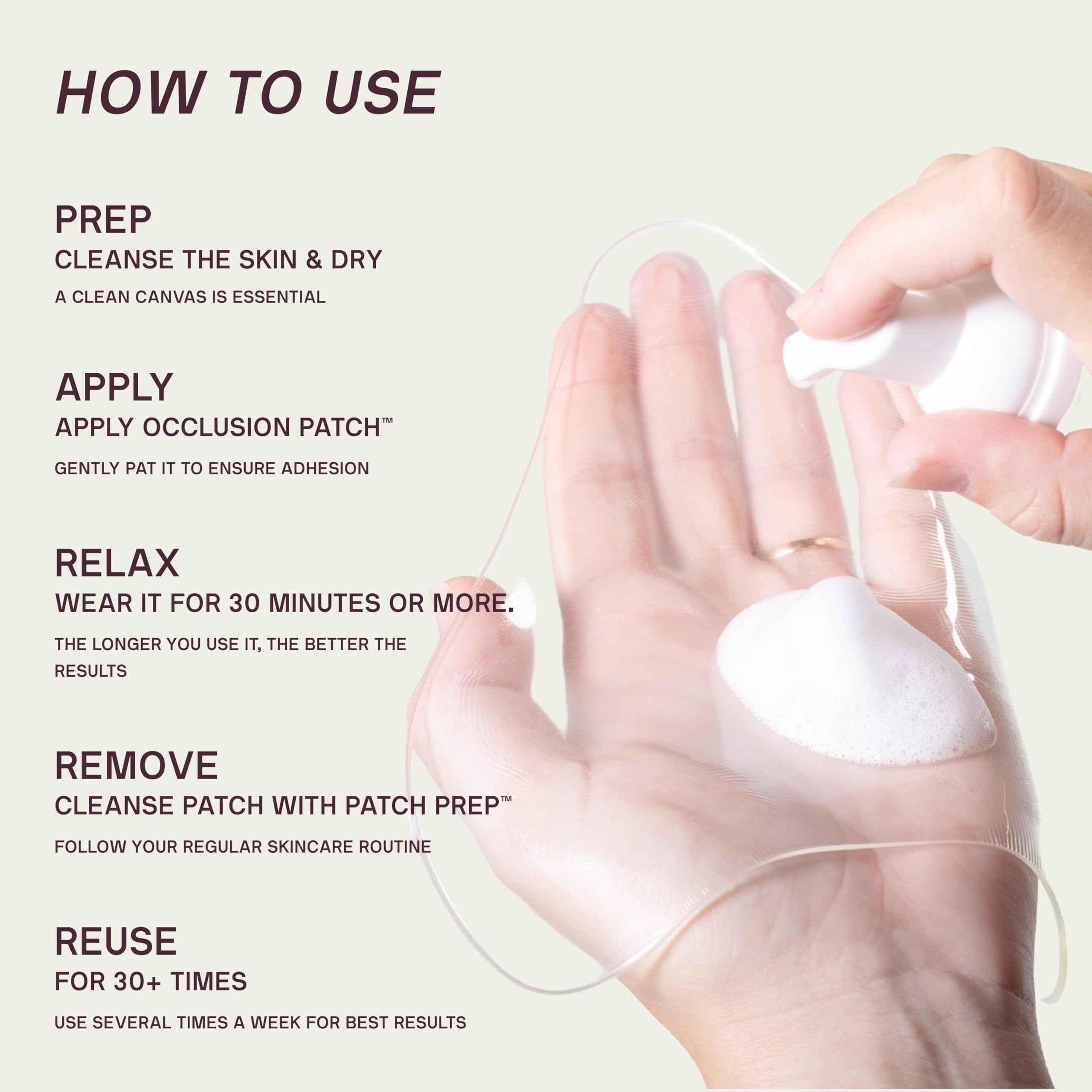 Patch Dermaclara nuit, soin discret et hydratant.