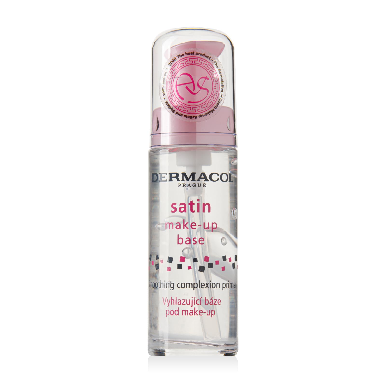 Dermacol base satinée visage, finition lisse pour maquillage durable